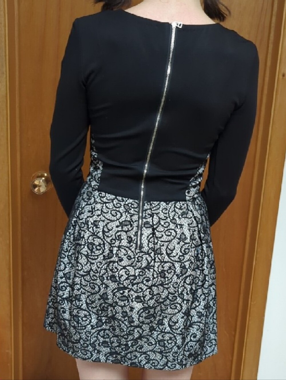 NEW Wilfred Black Long Sleeve Dress Women's Size Small